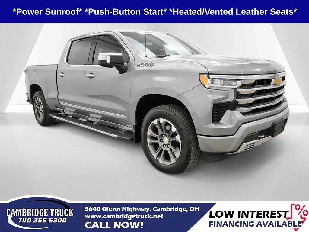 Gray 2023 Chevrolet Silverado 1500 High Country for sale in Cambridge, OH