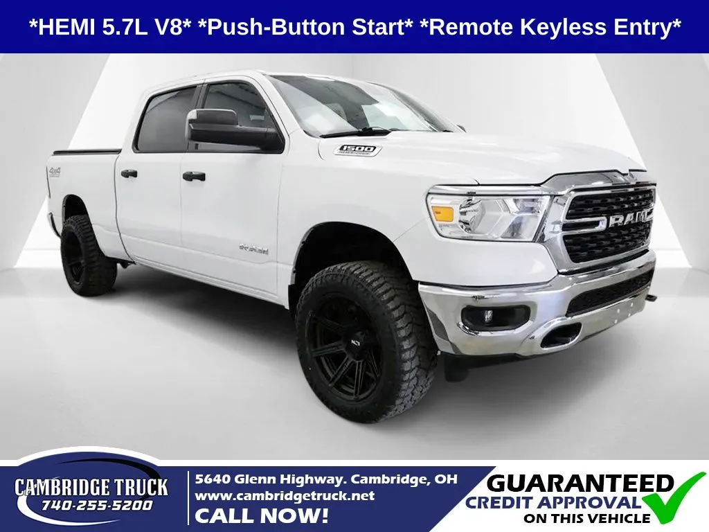 White 2024 Ram 1500 Big Horn/Lone Star for sale in Cambridge, OH
