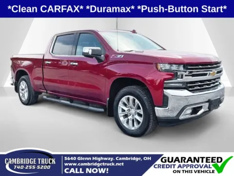 Red 2020 Chevrolet Silverado 1500 LTZ for sale in Cambridge, OH