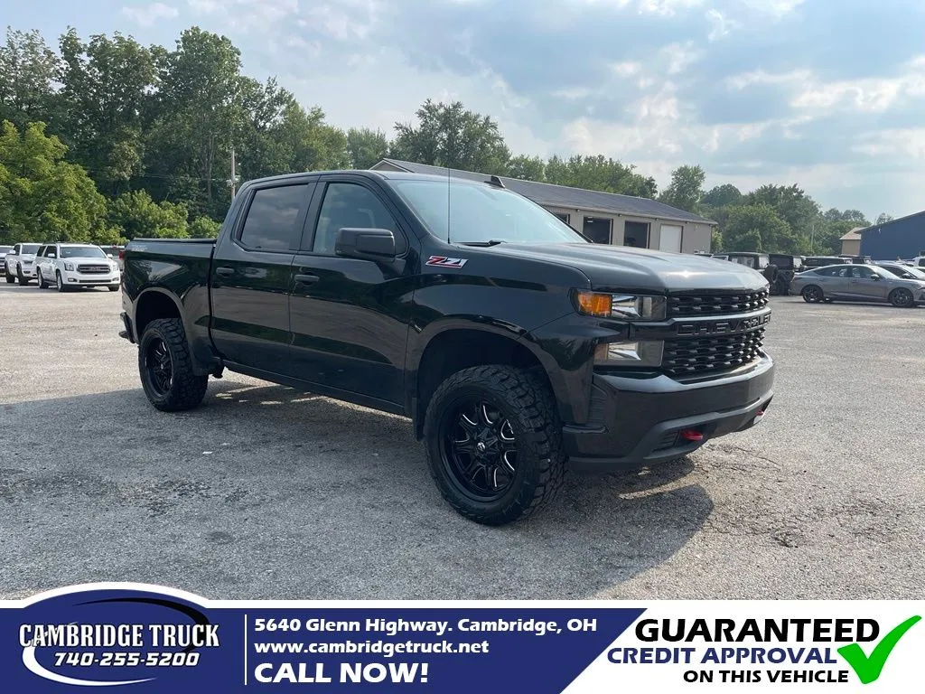 Black 2021 Chevrolet Silverado 1500 Custom Trail Boss for sale in Cambridge, OH