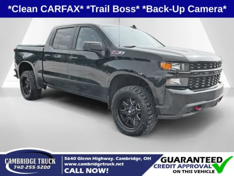 Black 2021 Chevrolet Silverado 1500 Custom Trail Boss for sale in Cambridge, OH