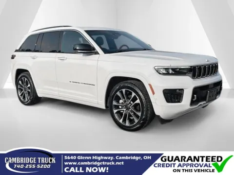 White 2022 Jeep Grand Cherokee Overland for sale in Cambridge, OH