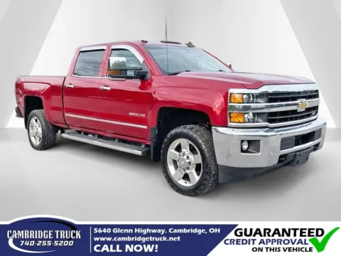 Red 2019 Chevrolet Silverado 2500HD LTZ for sale in Cambridge, OH