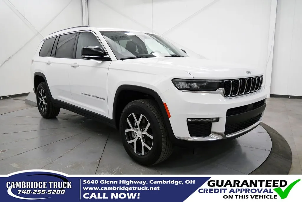 White 2023 Jeep Grand Cherokee L Limited for sale in Cambridge, OH