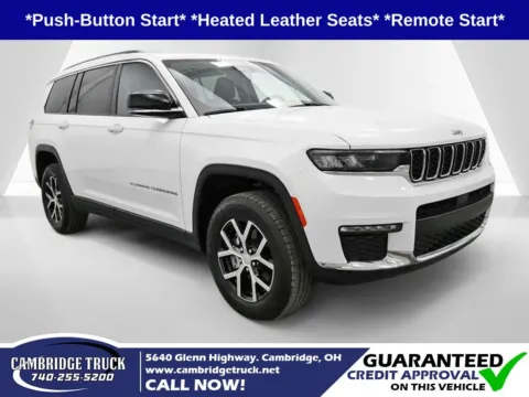 White 2023 Jeep Grand Cherokee L Limited for sale in Cambridge, OH