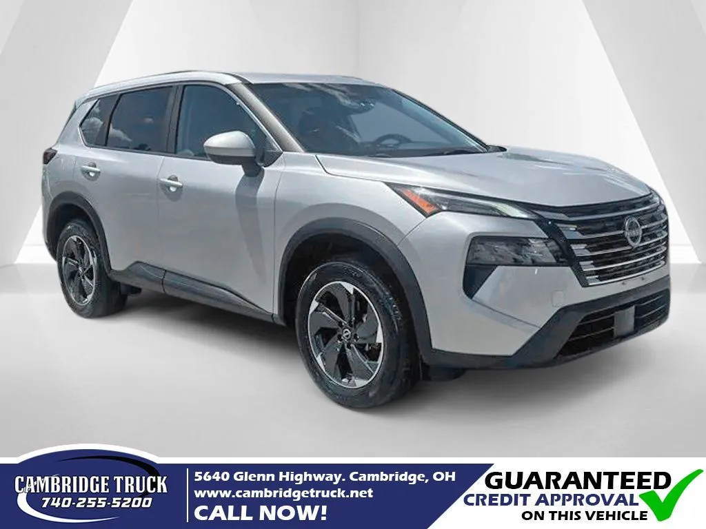 Silver 2024 Nissan Rogue SV for sale in Cambridge, OH
