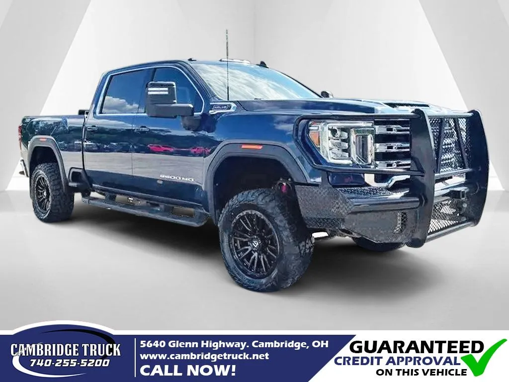 Blue 2021 GMC Sierra 3500HD SLE for sale in Cambridge, OH