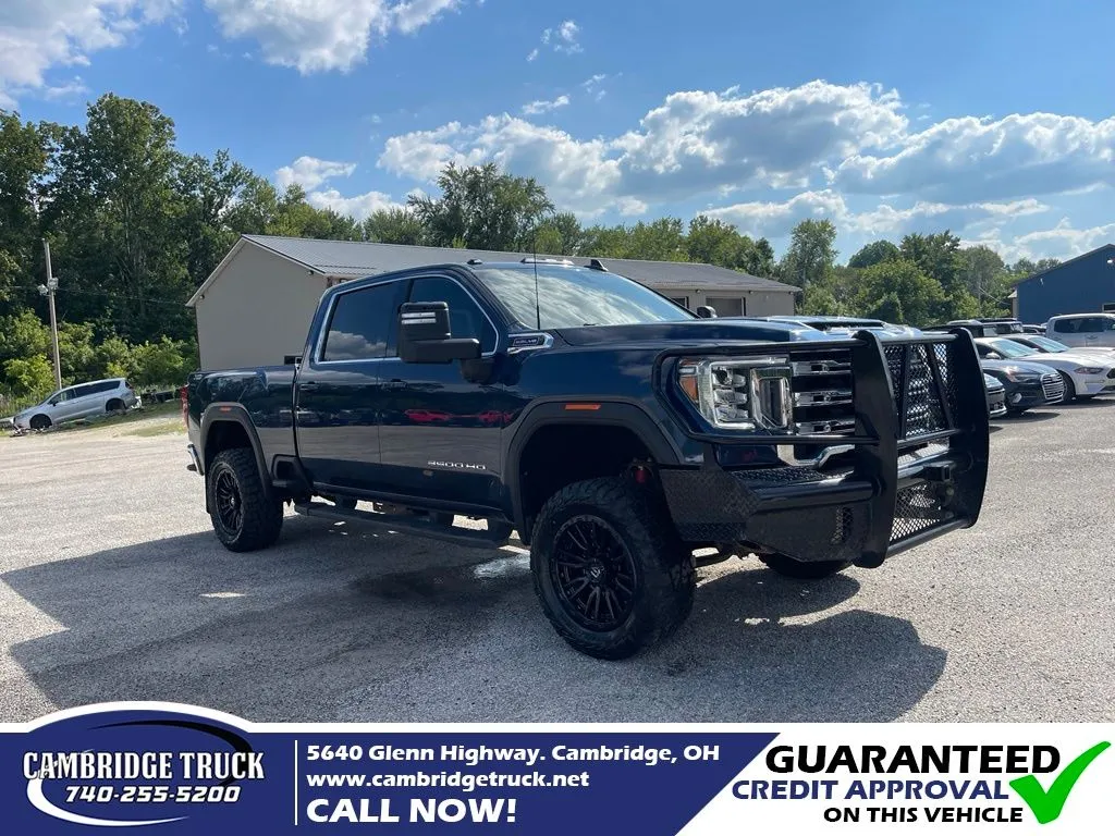 Blue 2021 GMC Sierra 3500HD SLE for sale in Cambridge, OH