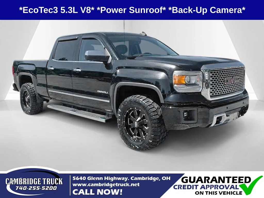 Black 2015 GMC Sierra 1500 Denali for sale in Cambridge, OH