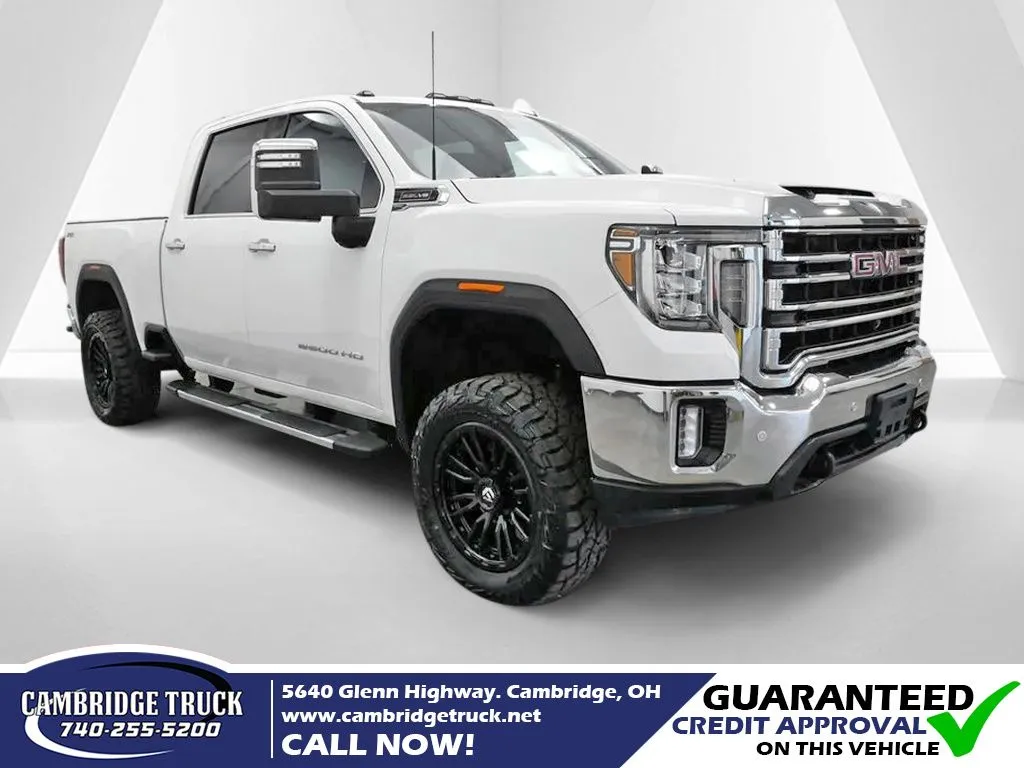 White 2021 GMC Sierra 2500 HD SLT for sale in Cambridge, OH