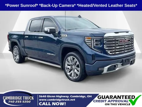 Blue 2023 GMC Sierra 1500 Denali for sale in Cambridge, OH