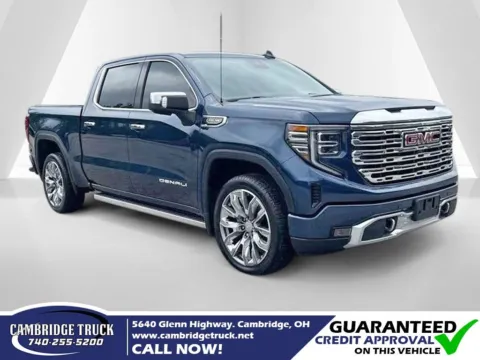 Blue 2023 GMC Sierra 1500 Denali for sale in Cambridge, OH