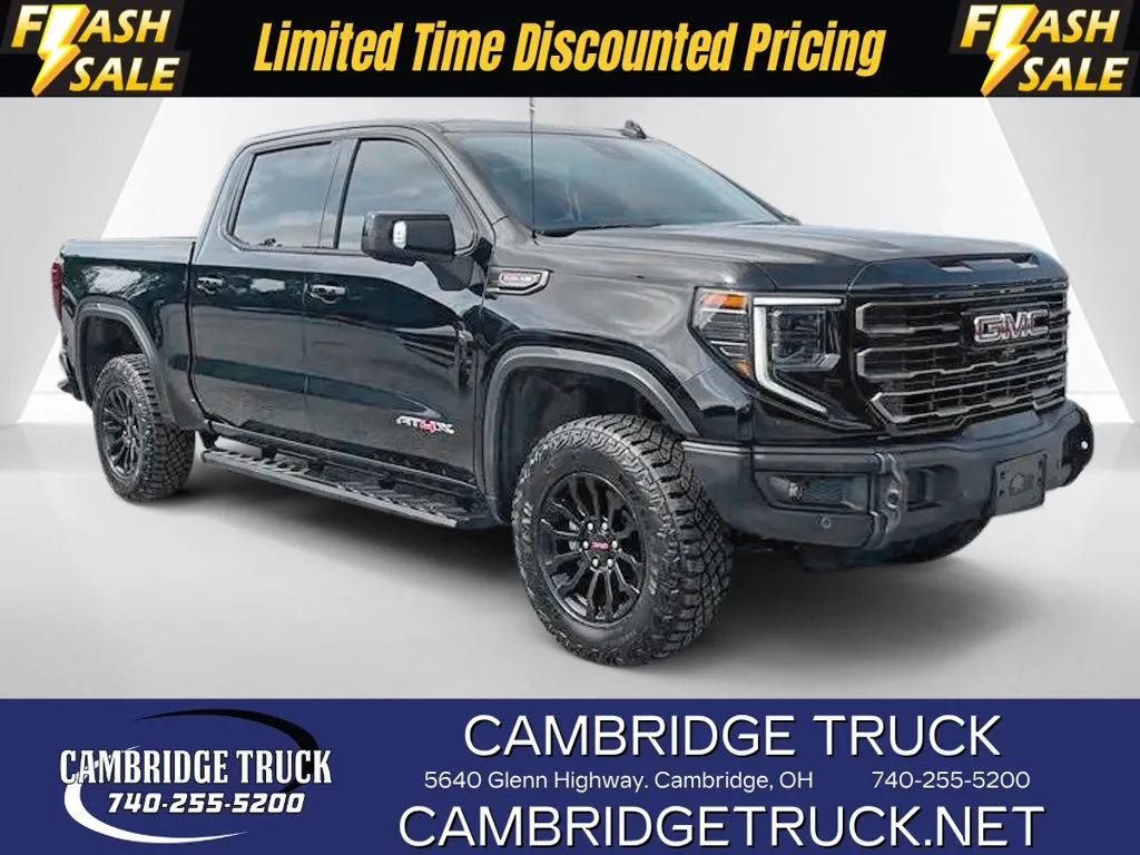 Black 2023 GMC Sierra 1500 AT4X for sale in Cambridge, OH