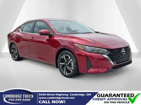 Red 2024 Nissan Sentra SV for sale in Cambridge, OH