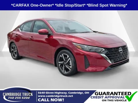 Red 2024 Nissan Sentra SV for sale in Cambridge, OH