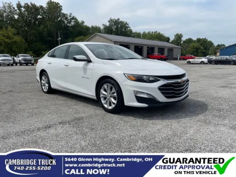 White 2024 Chevrolet Malibu LT for sale in Cambridge, OH