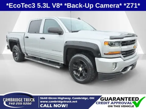 Silver 2017 Chevrolet Silverado 1500 LT for sale in Cambridge, OH