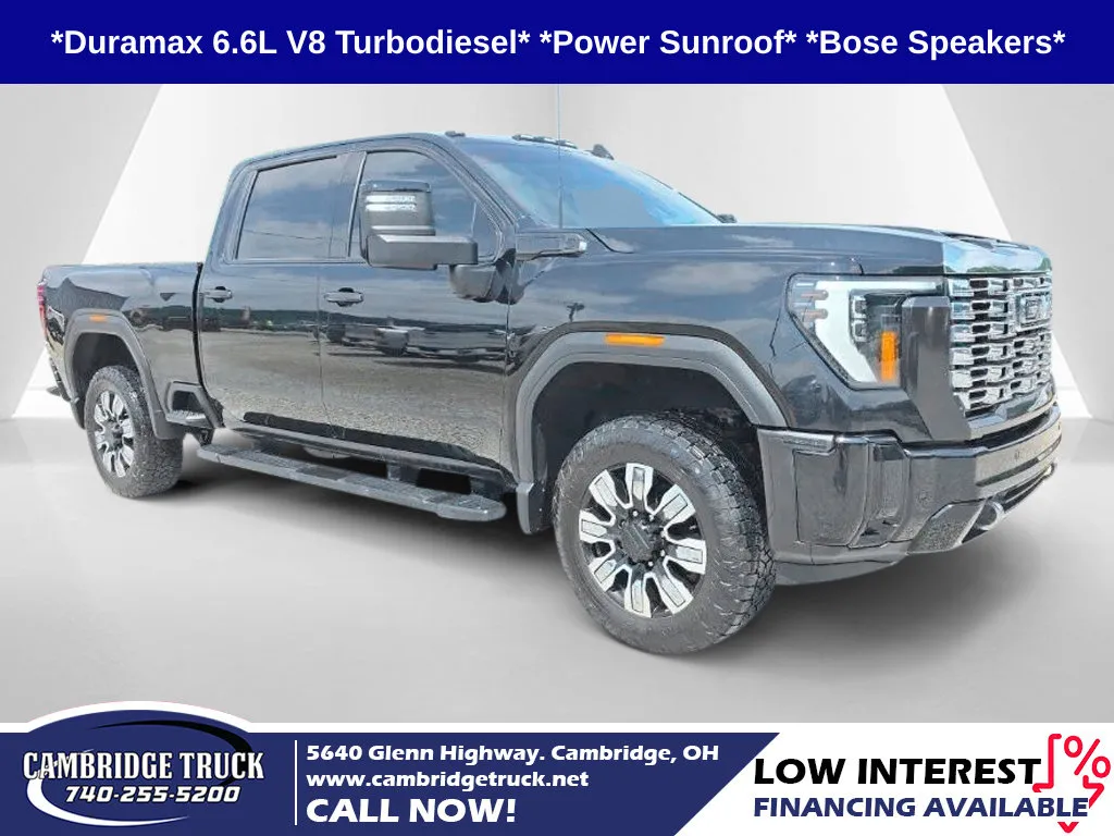 Black 2024 GMC Sierra 3500 HD Denali for sale in Cambridge, OH