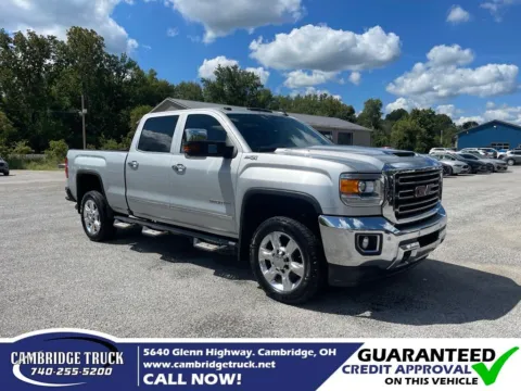 Silver 2017 GMC Sierra 2500 HD SLT for sale in Cambridge, OH