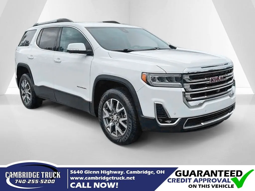 White 2023 GMC Acadia SLT for sale in Cambridge, OH