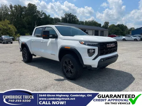 White 2024 GMC Canyon Elevation for sale in Cambridge, OH