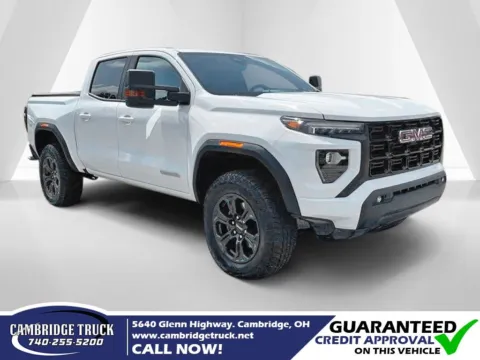 White 2024 GMC Canyon Elevation for sale in Cambridge, OH