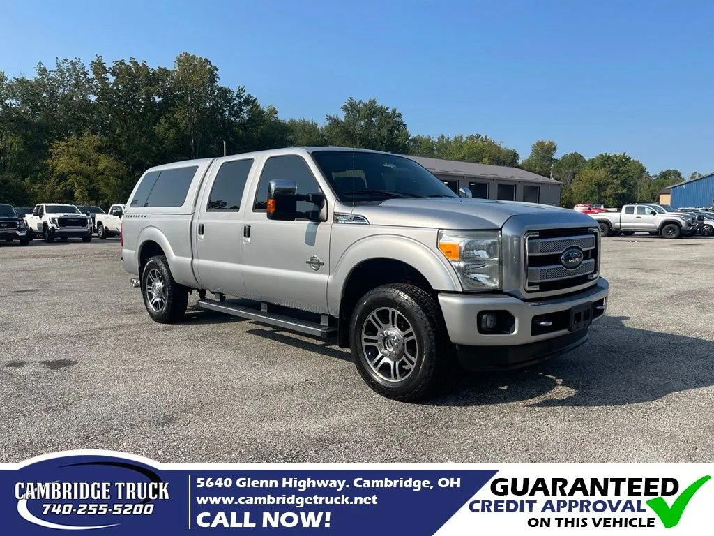 Silver 2016 Ford F-250SD Platinum for sale in Cambridge, OH