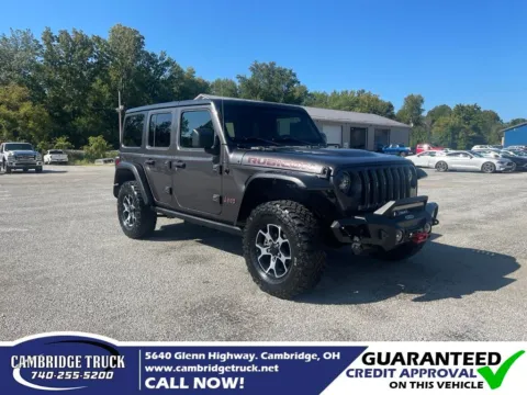 Gray 2021 Jeep Wrangler Unlimited Rubicon for sale in Cambridge, OH