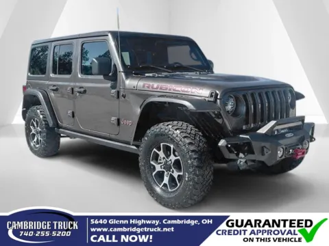 Gray 2021 Jeep Wrangler Unlimited Rubicon for sale in Cambridge, OH