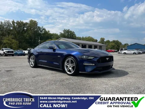 Blue 2019 Ford Mustang GT Premium for sale in Cambridge, OH