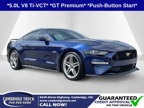 Blue 2019 Ford Mustang GT Premium for sale in Cambridge, OH