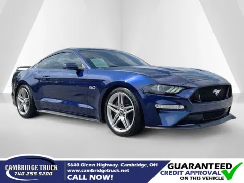 Blue 2019 Ford Mustang GT Premium for sale in Cambridge, OH
