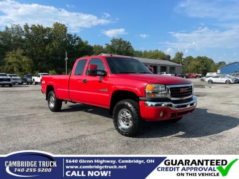 Red 2004 GMC Sierra 2500 HD SLT for sale in Cambridge, OH