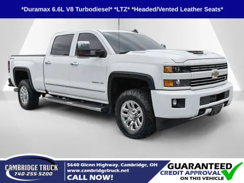 White 2019 Chevrolet Silverado 3500 HD LTZ for sale in Cambridge, OH
