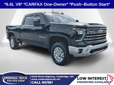 Black 2024 Chevrolet Silverado 3500 HD LTZ for sale in Cambridge, OH