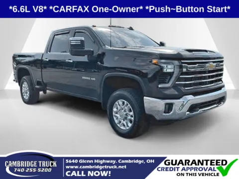 Black 2024 Chevrolet Silverado 3500 HD LTZ for sale in Cambridge, OH