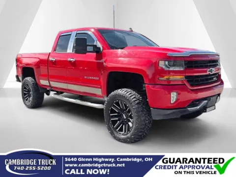 Red 2017 Chevrolet Silverado 1500 LT for sale in Cambridge, OH
