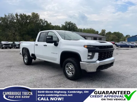 White 2021 Chevrolet Silverado 2500 HD Work Truck for sale in Cambridge, OH
