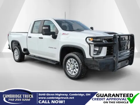 White 2023 Chevrolet Silverado 2500 HD Work Truck for sale in Cambridge, OH