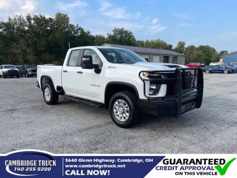 White 2023 Chevrolet Silverado 2500 HD Work Truck for sale in Cambridge, OH