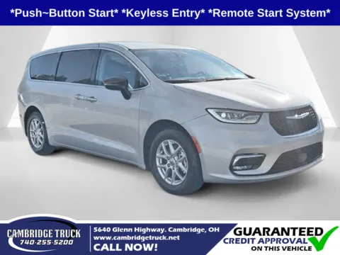 Silver 2024 Chrysler Pacifica Touring L for sale in Cambridge, OH