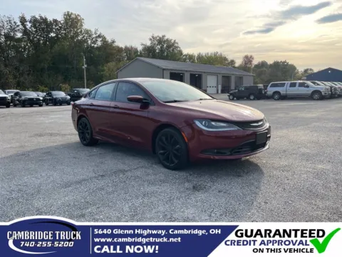 Red 2015 Chrysler 200 S for sale in Cambridge, OH