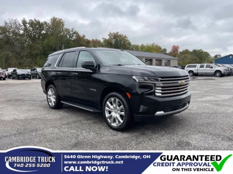 Black 2021 Chevrolet Tahoe High Country for sale in Cambridge, OH