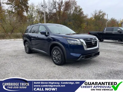 Blue 2024 Nissan Pathfinder SV for sale in Cambridge, OH