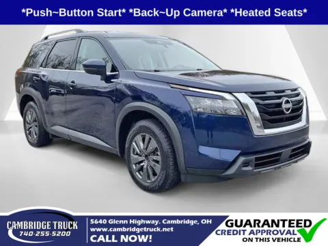 Blue 2024 Nissan Pathfinder SV for sale in Cambridge, OH