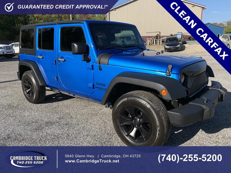 2016 Jeep Wrangler Unlimited Sport for sale in Cambridge, OH