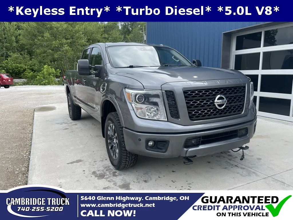 Gray 2019 Nissan Titan XD PRO-4X for sale in Cambridge, OH