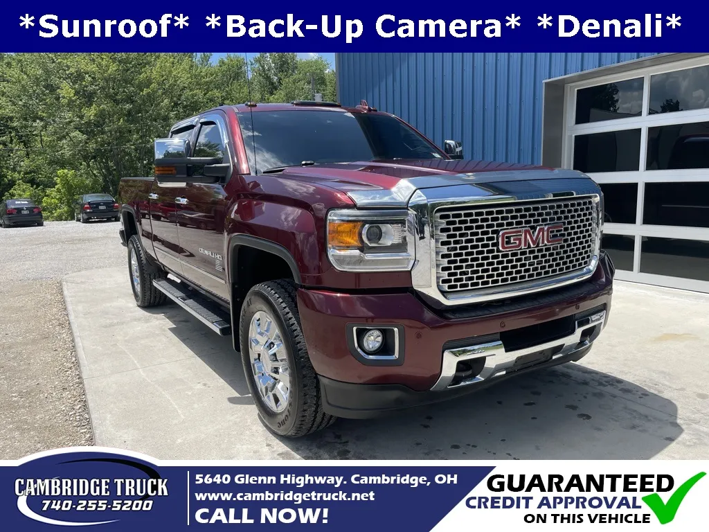 Red 2017 GMC Sierra 2500HD Denali for sale in Cambridge, OH