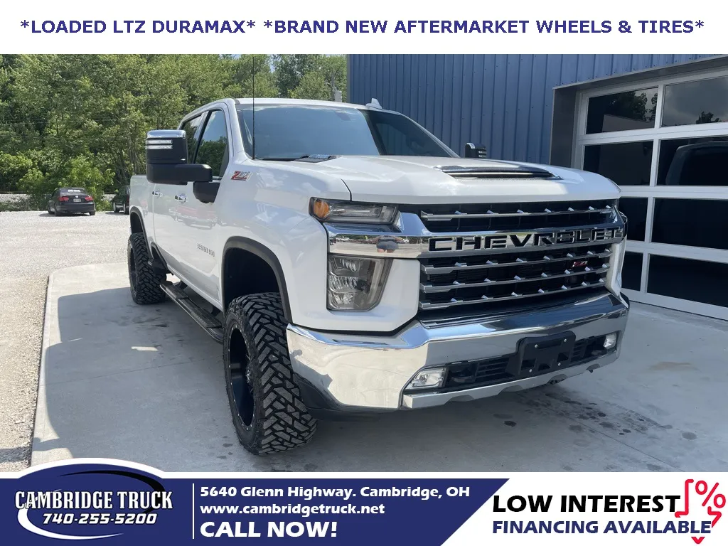 White 2023 Chevrolet Silverado 2500HD LTZ for sale in Cambridge, OH