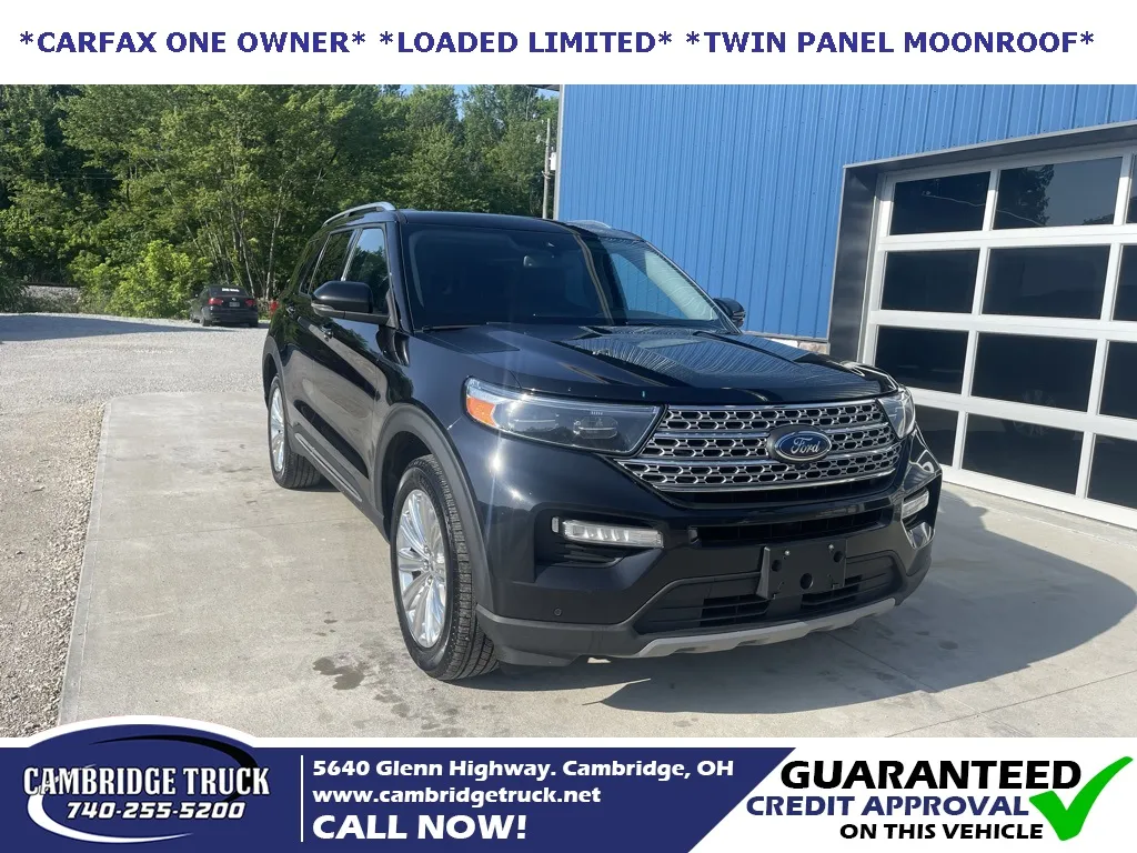 Black 2020 Ford Explorer Limited for sale in Cambridge, OH